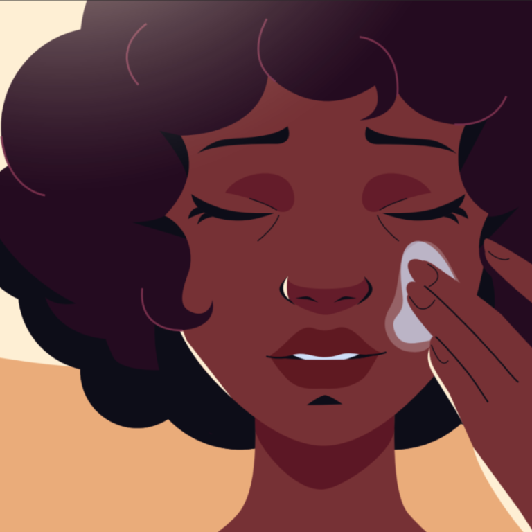 Steroid Chemical Exposure from Skin Lightening Products Animation